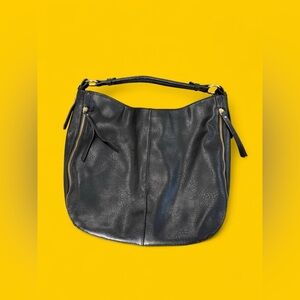 Black Leather Shoulder Bag